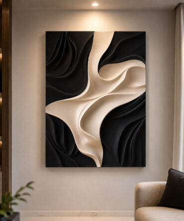 Eclipse de Seda - Quadro em Alto Relevo