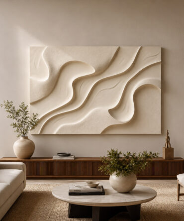Linhas do Silêncio - Quadro em Alto Relevo