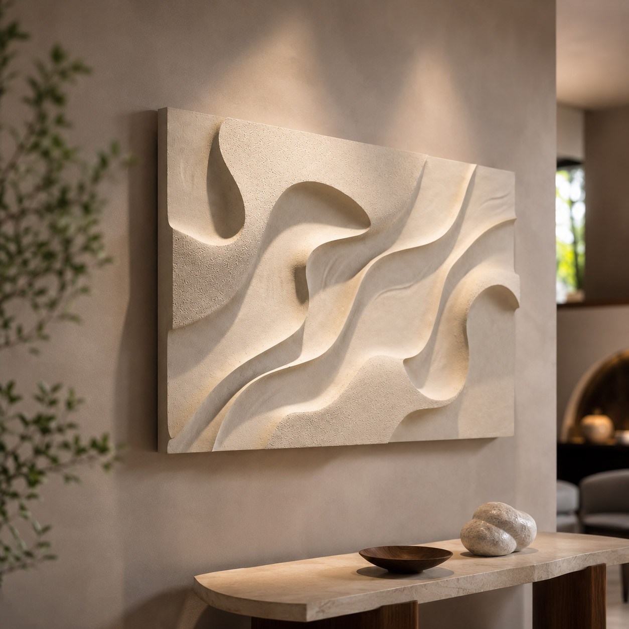 Linhas do Silêncio - Quadro em Alto Relevo - Imagem 9